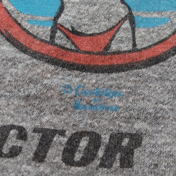 Vintage Daytona Beach Florida Cropped Tee Small Medium - Picture 4 of 10